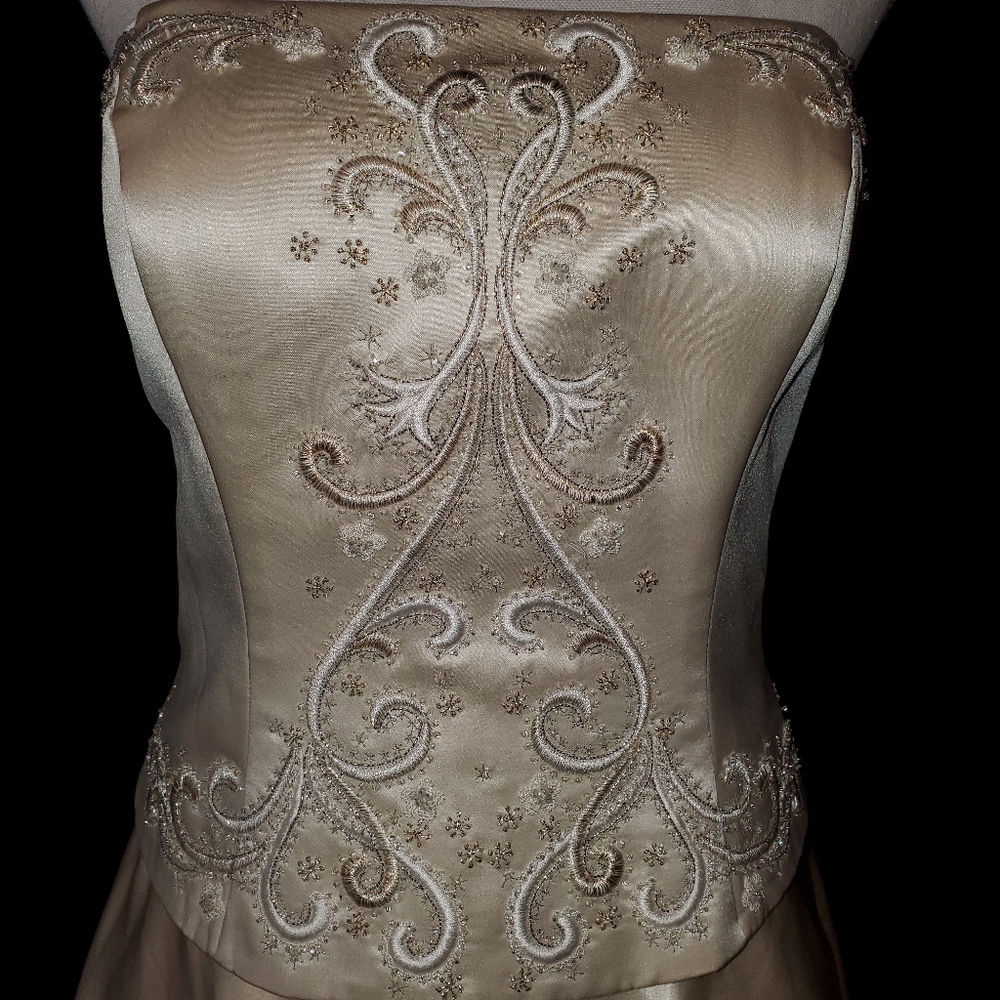 Oleg Cassini vintage designer gown